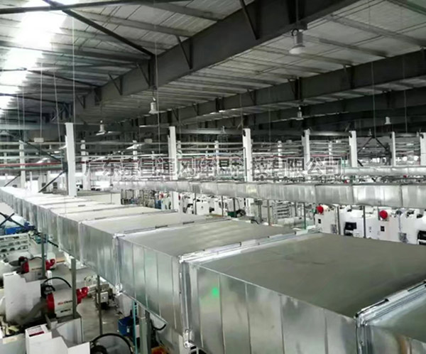 正扬电子机械CNC机加工车间降温方案