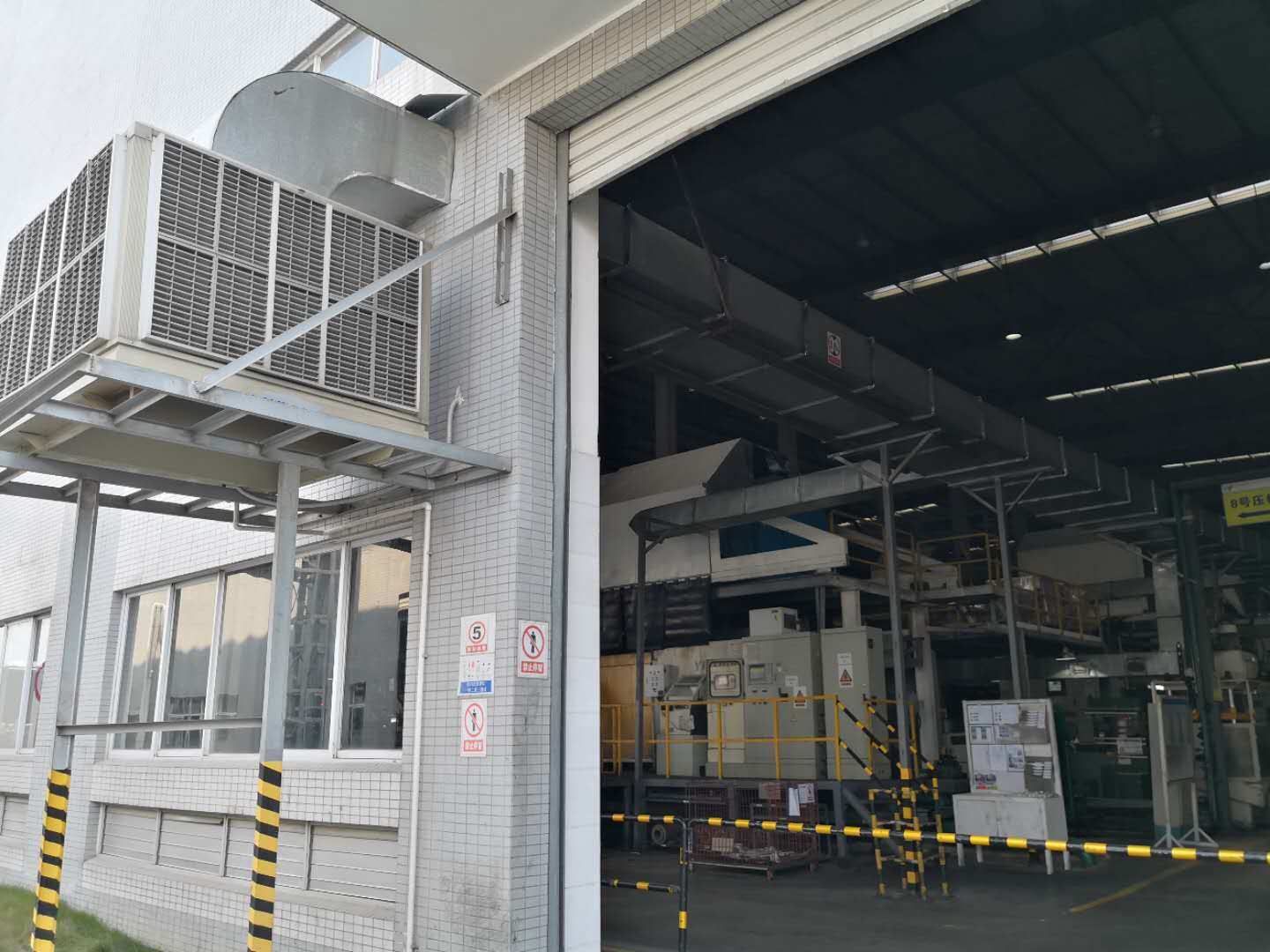 汽配（压铸）厂车间降温换气方案