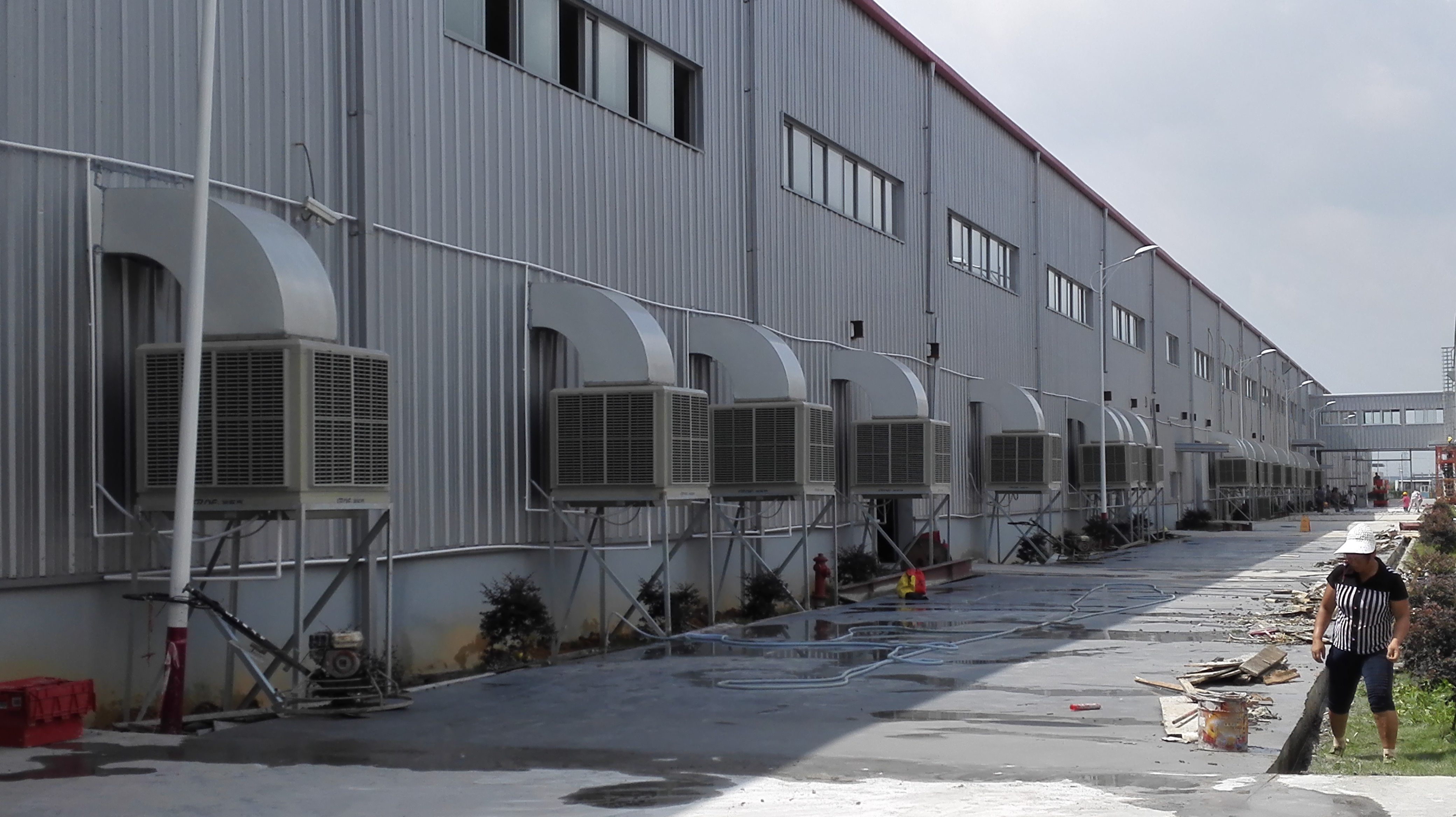 唯品会物流中心工厂降温工程