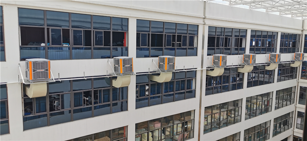 比亚迪车间瑞泰风环保空调降温方案