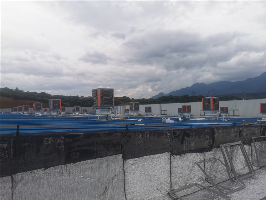 德龙健伍家用电器厂环保空调安装案例