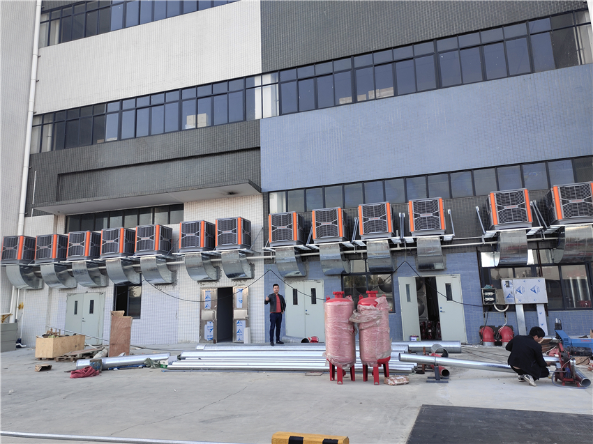 广东新宝厂房车间通风降温案例图